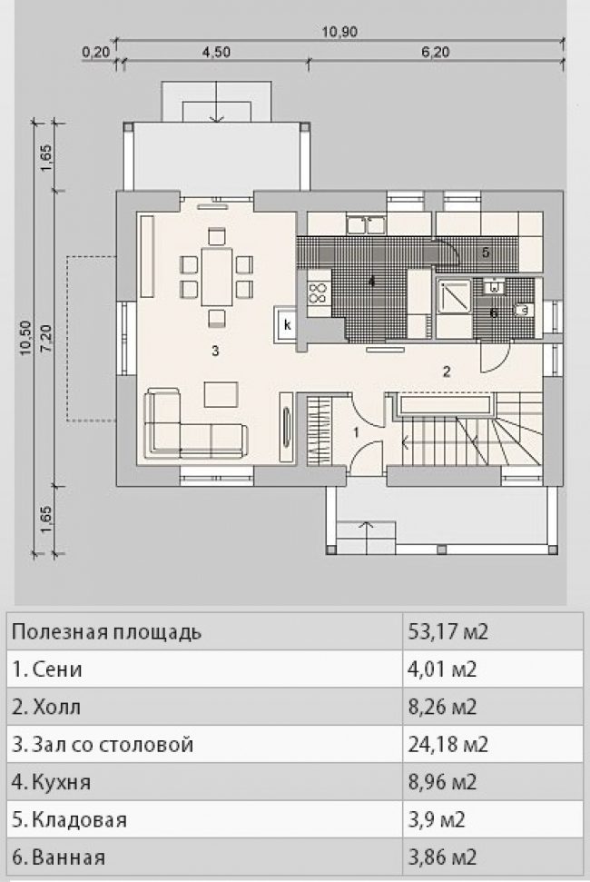 Проект дома-77