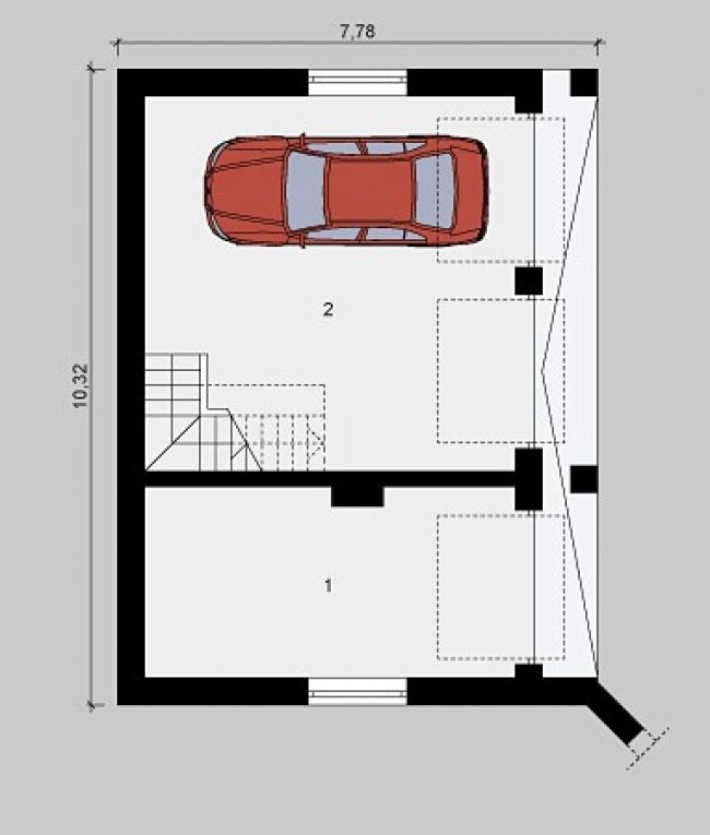 Проект гаража-215