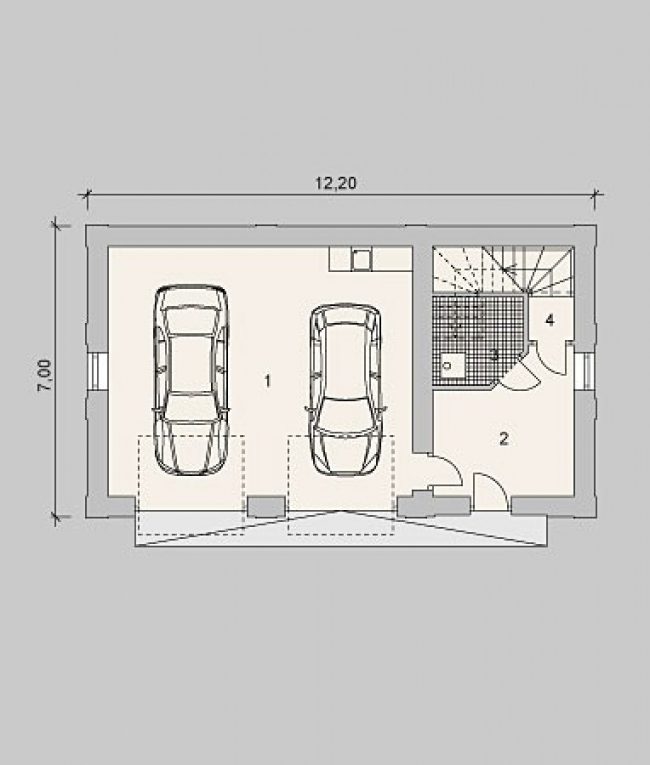Проект гаража-187