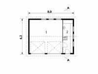 Проект гаража-102