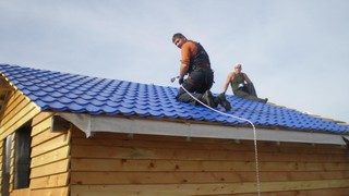 Монтаж кровли дома из газобетона в Москве под ключ