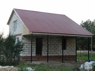 Строительство дачного домика из газобетона в Москве под ключ