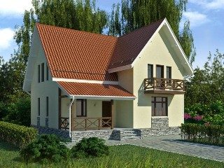 Проекты домов из пеноблоков 6х12 в Москве