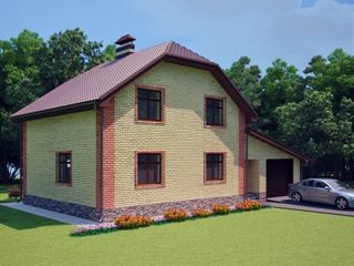 Проекты домов из пеноблоков 7х9 в Москве