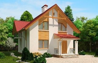 Проекты домов из пеноблоков 8х9 в Москве