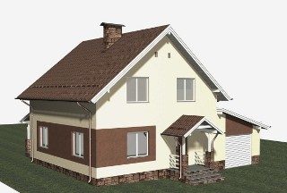 Проекты домов из пеноблоков 9х10 в Москве