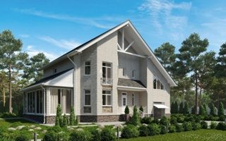 Проекты домов из пеноблоков 11x12 в Москве